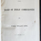 1883 REPORT of BOARD of INDIAN COMMISSIONERS antique w/ MAP of RESERVATIONS