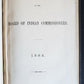 1883 REPORT of BOARD of INDIAN COMMISSIONERS antique w/ MAP of RESERVATIONS