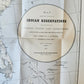 1885 REPORT of BOARD of INDIAN COMMISSIONERS antique w/ MAP of RESERVATIONS