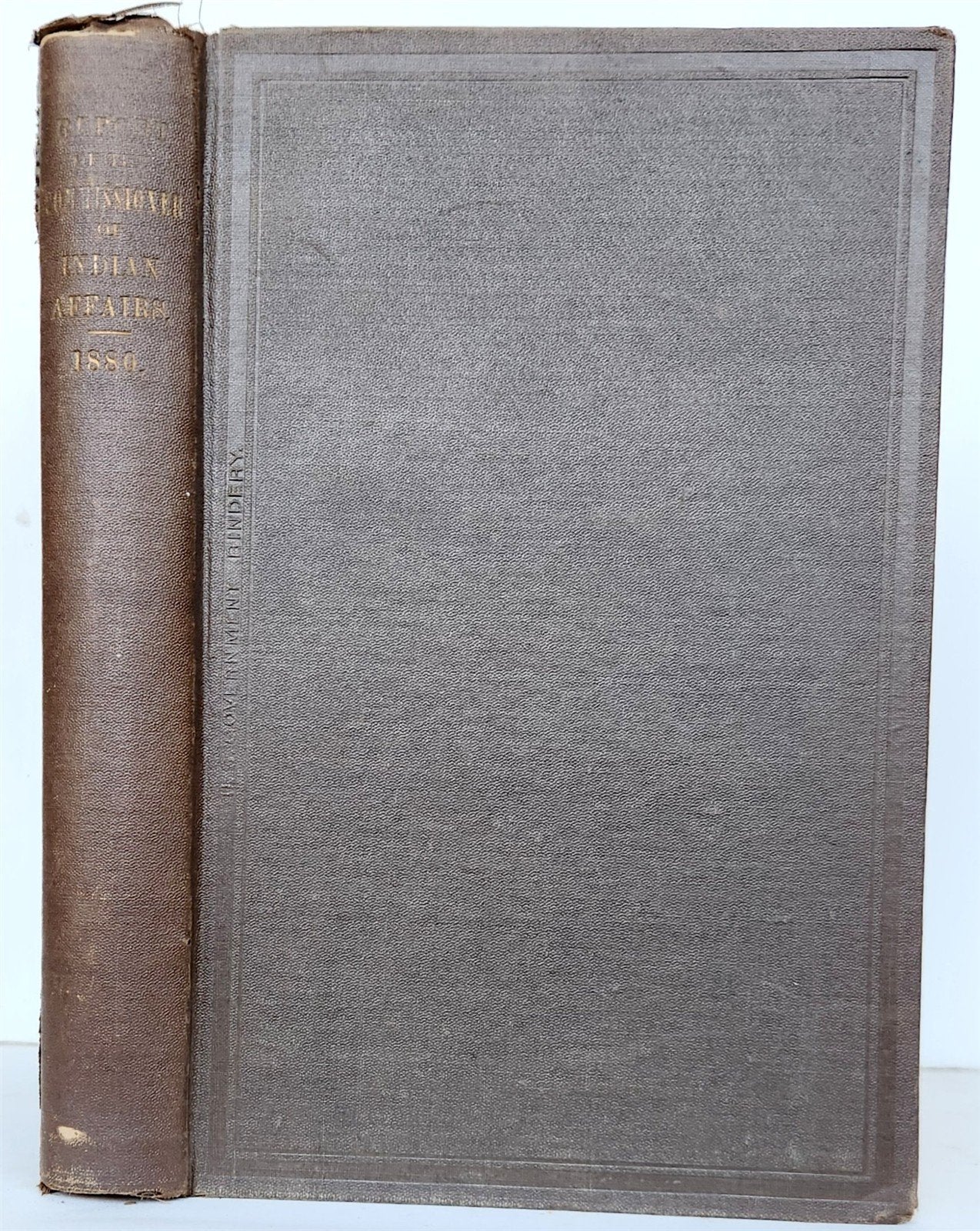 1880 REPORT of COMMISSIONER OF INDIAN AFFAIRS antique w/ MAPS of RESERVATIONS
