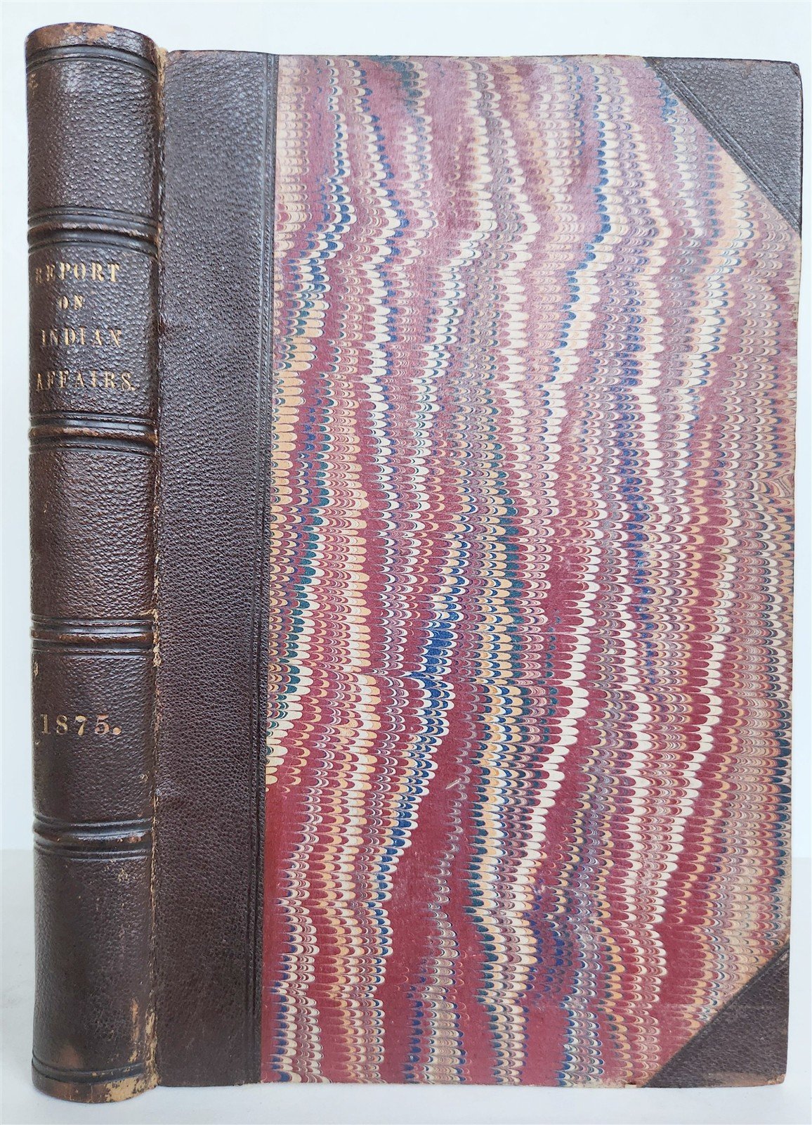 1875 REPORT of COMMISSIONER OF INDIAN AFFAIRS antique AMERICANA