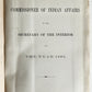 1882 COMMISSIONER OF INDIAN AFFAIRS REPORT illustrated w/MAP antique AMERICANA
