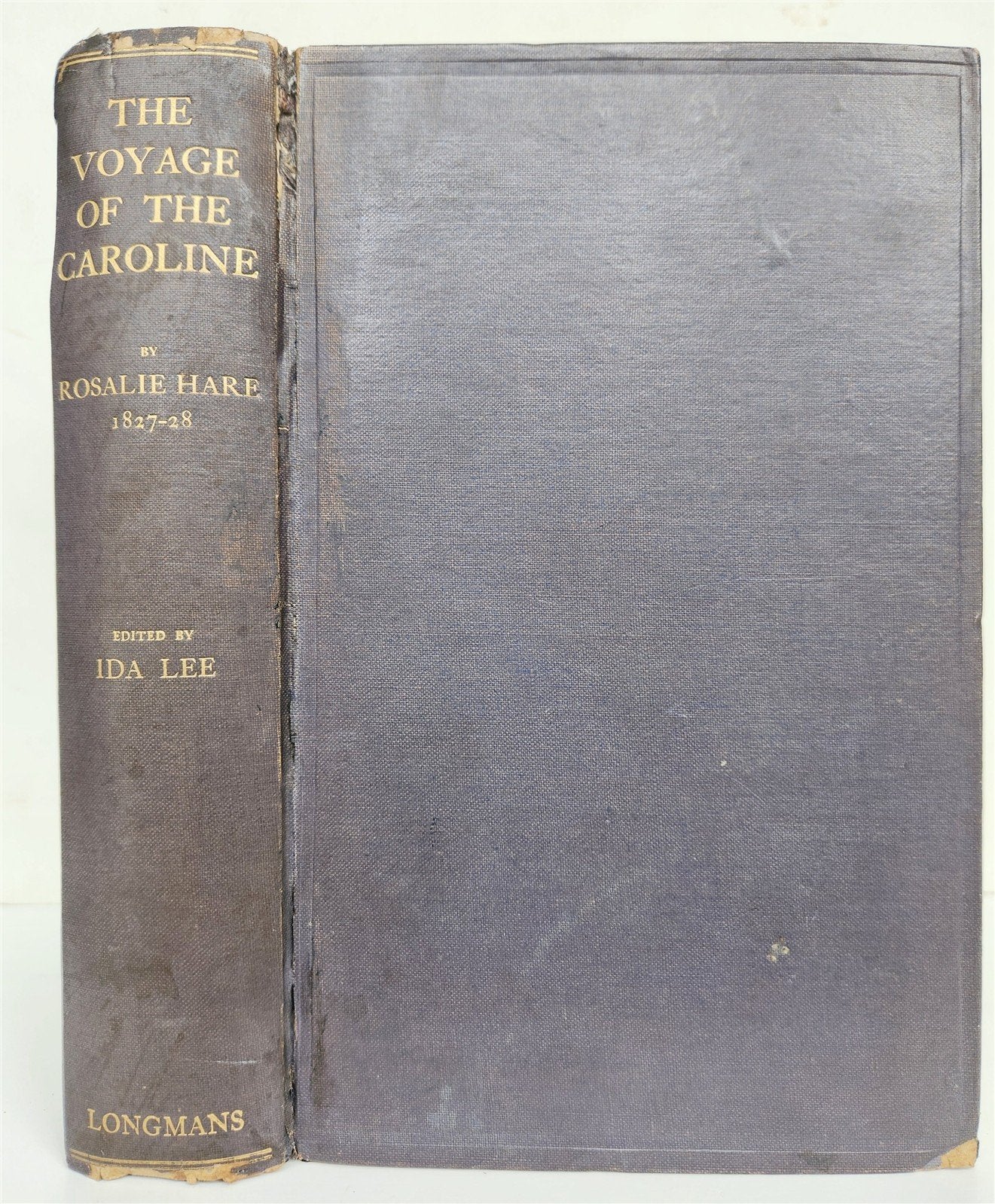 1927 VOYAGE OF THE CAROLINE Batavia Tasmania Java Mauritius St.Helena ANTIQUE