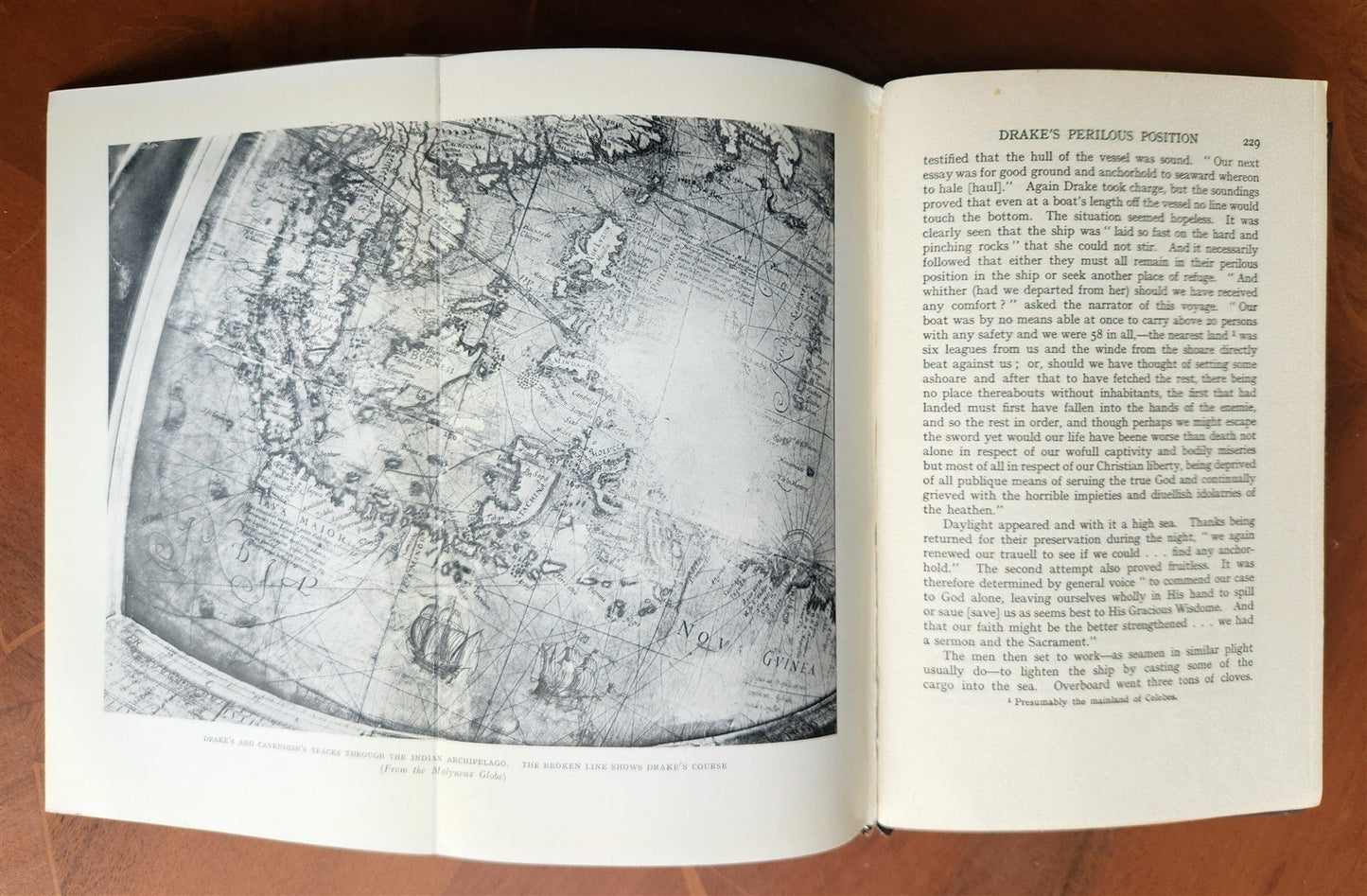 1927 VOYAGE OF THE CAROLINE Batavia Tasmania Java Mauritius St.Helena ANTIQUE