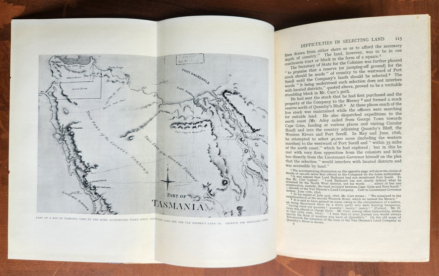 1927 VOYAGE OF THE CAROLINE Batavia Tasmania Java Mauritius St.Helena ANTIQUE