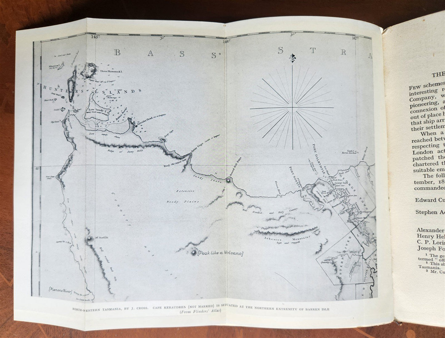 1927 VOYAGE OF THE CAROLINE Batavia Tasmania Java Mauritius St.Helena ANTIQUE