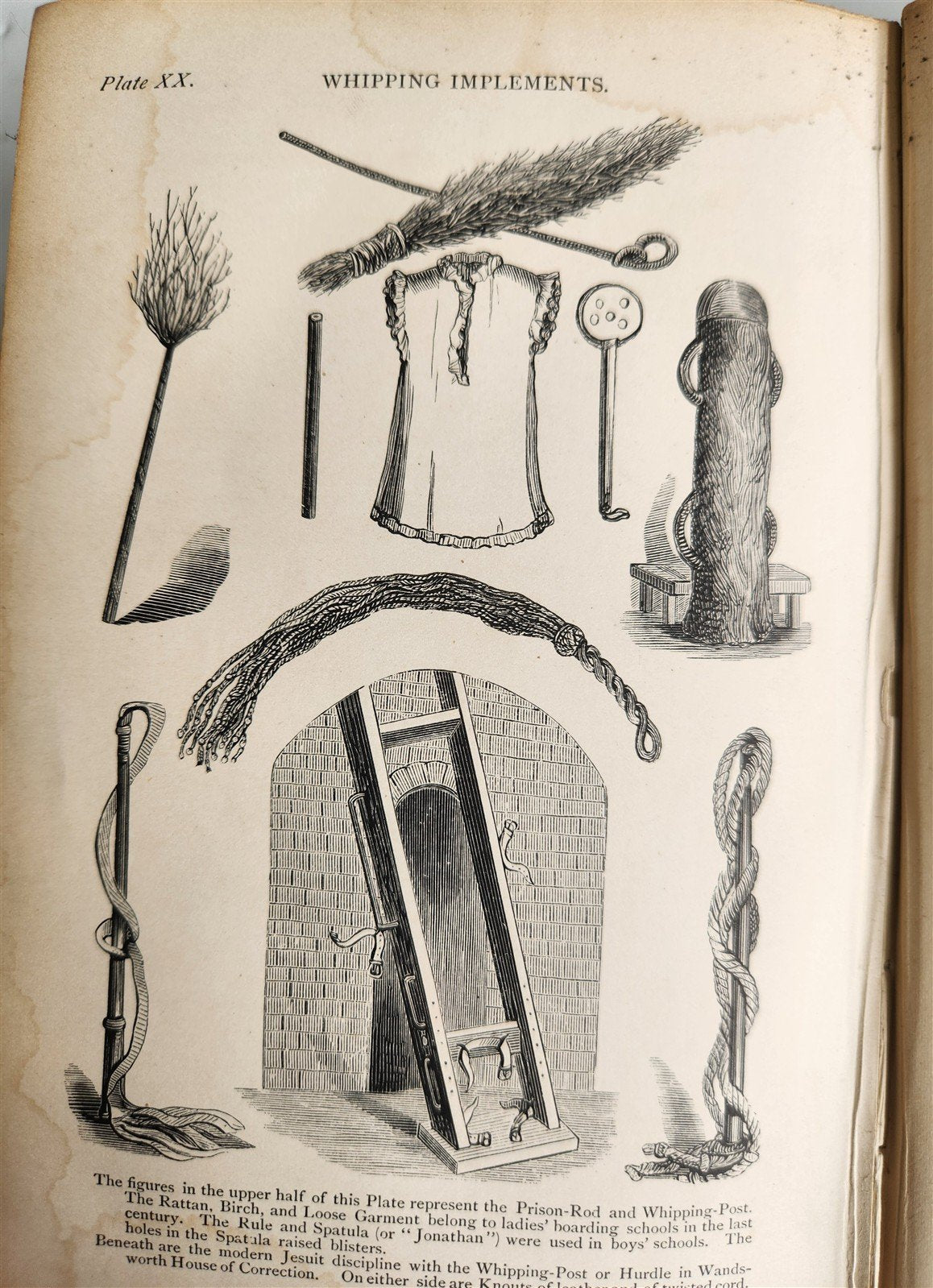 1869 FLAGELLATION & FLAGELLANTS HISTORY of the ROD ILLUSTRATED ANTIQUE