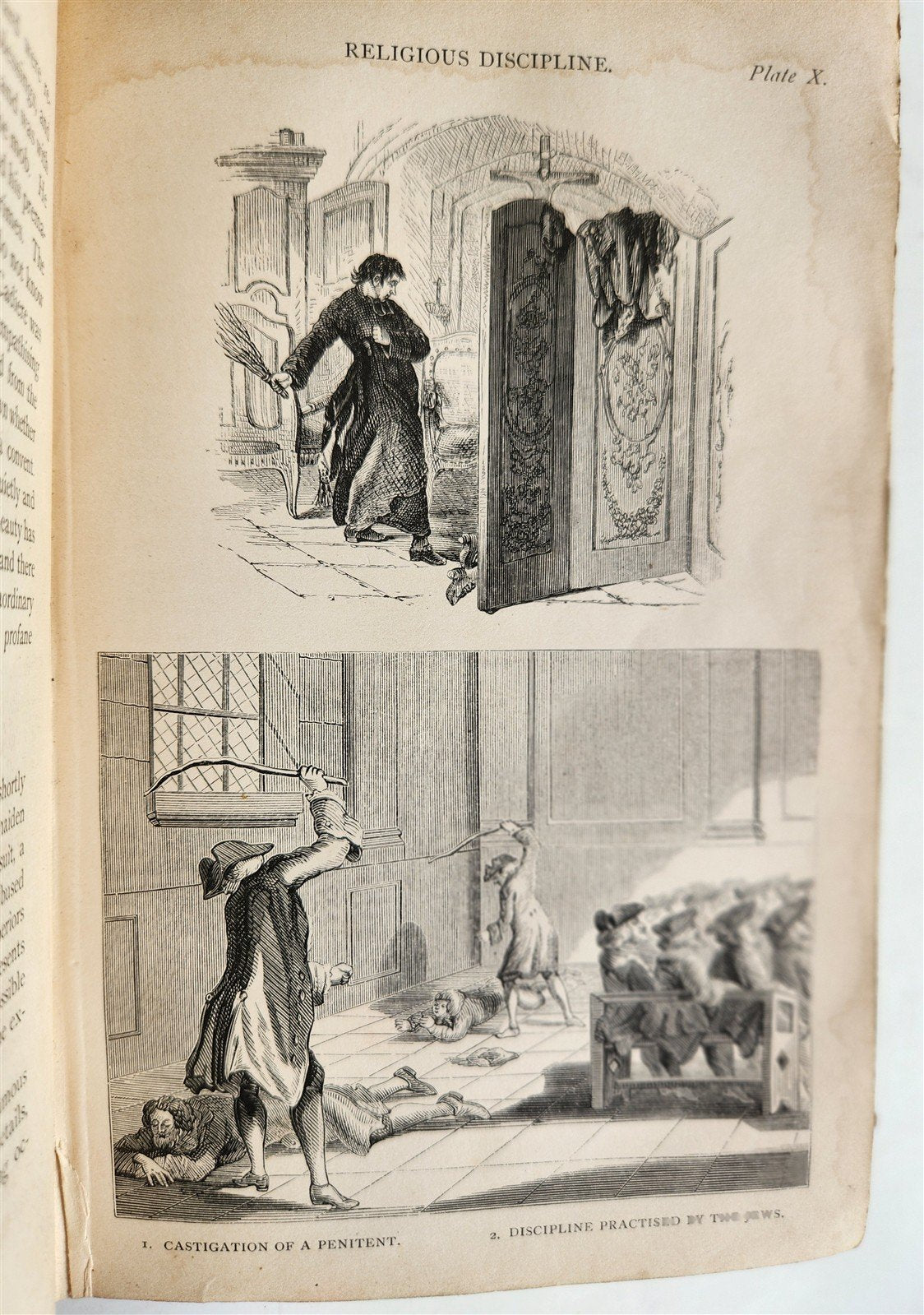 1869 FLAGELLATION & FLAGELLANTS HISTORY of the ROD ILLUSTRATED ANTIQUE