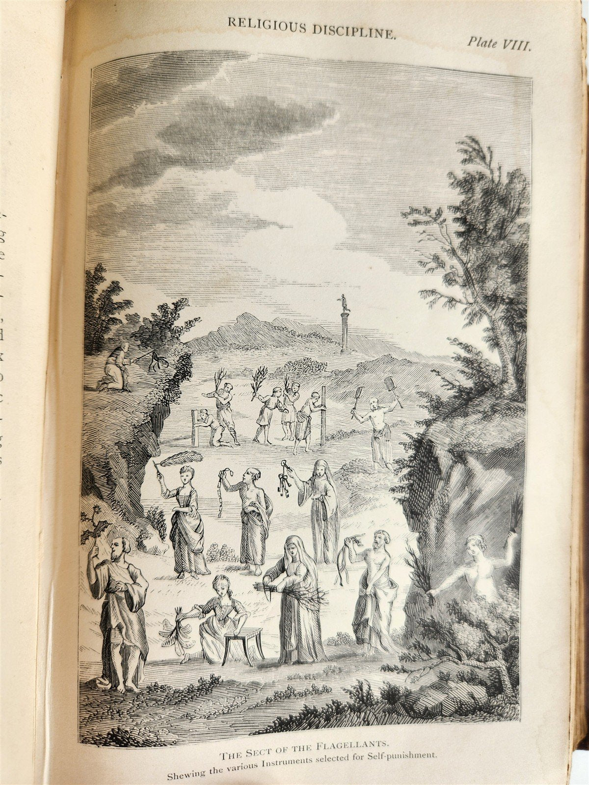 1869 FLAGELLATION & FLAGELLANTS HISTORY of the ROD ILLUSTRATED ANTIQUE