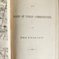 1877 REPORT of BOARD of INDIAN COMMISSIONERS antique w/ MAP of RESERVATIONS