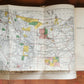 1877 REPORT of BOARD of INDIAN COMMISSIONERS antique w/ MAP of RESERVATIONS