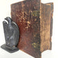 1748 BIBLE in GERMAN Old & New Testament antique ILLUSTRATED pigskin binding
