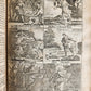 1748 BIBLE in GERMAN Old & New Testament antique ILLUSTRATED pigskin binding