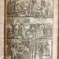 1748 BIBLE in GERMAN Old & New Testament antique ILLUSTRATED pigskin binding