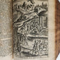 1748 BIBLE in GERMAN Old & New Testament antique ILLUSTRATED pigskin binding