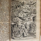 1748 BIBLE in GERMAN Old & New Testament antique ILLUSTRATED pigskin binding