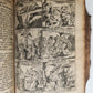 1748 BIBLE in GERMAN Old & New Testament antique ILLUSTRATED pigskin binding