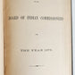 1879 REPORT of INDIAN AFFAIRS COMMISSIONERS BOARD antique w/MAPS of RESERVATIONS