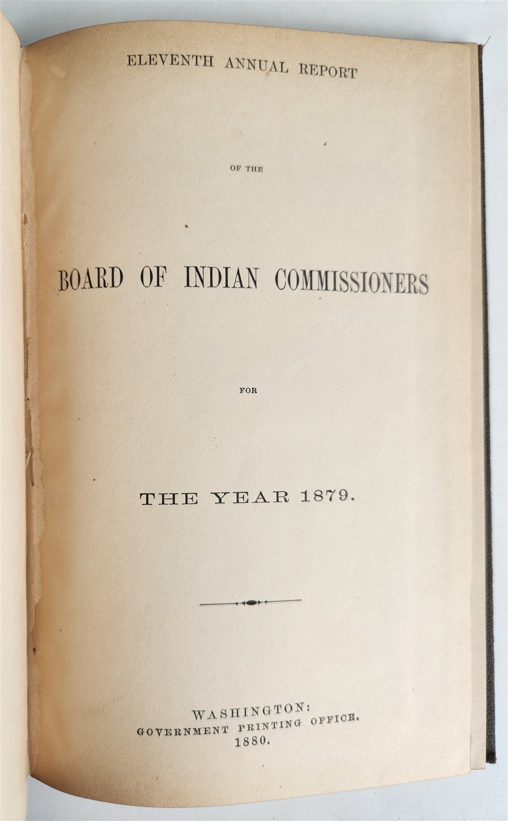 1879 REPORT of INDIAN AFFAIRS COMMISSIONERS BOARD antique w/MAPS of RESERVATIONS