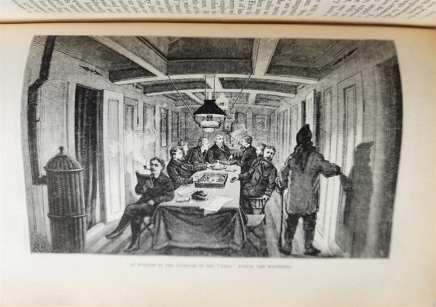 1882 VOYAGE OF THE VEGA bound ASIA & EUROPE by Nordenskiold antique ILLUSTRATED