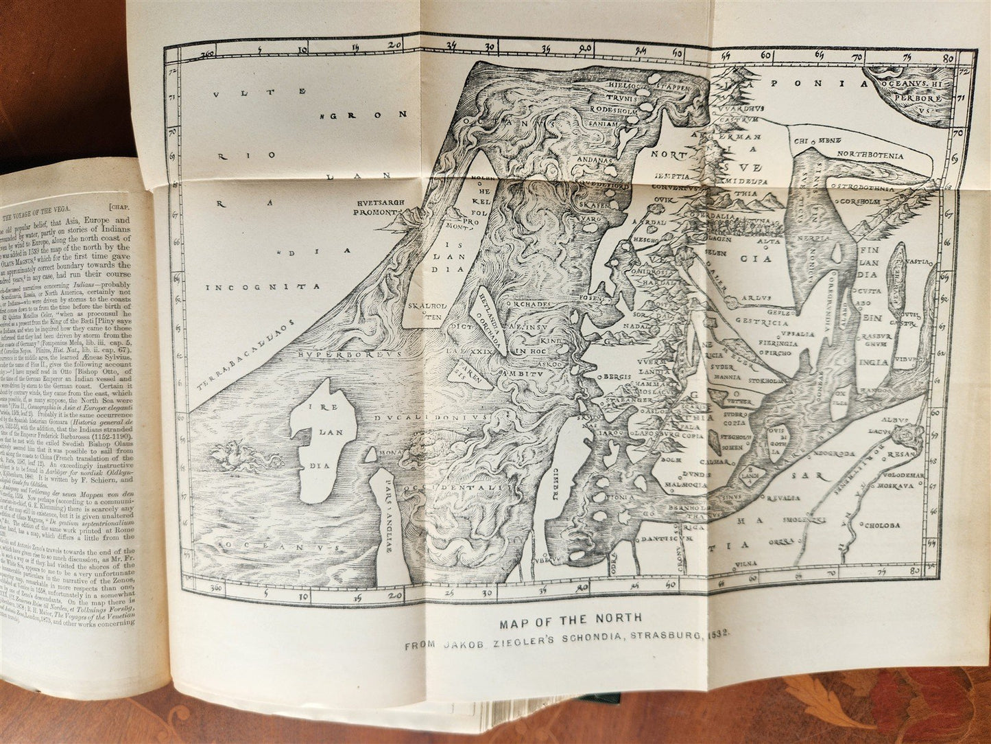 1882 VOYAGE OF THE VEGA bound ASIA & EUROPE by Nordenskiold antique ILLUSTRATED