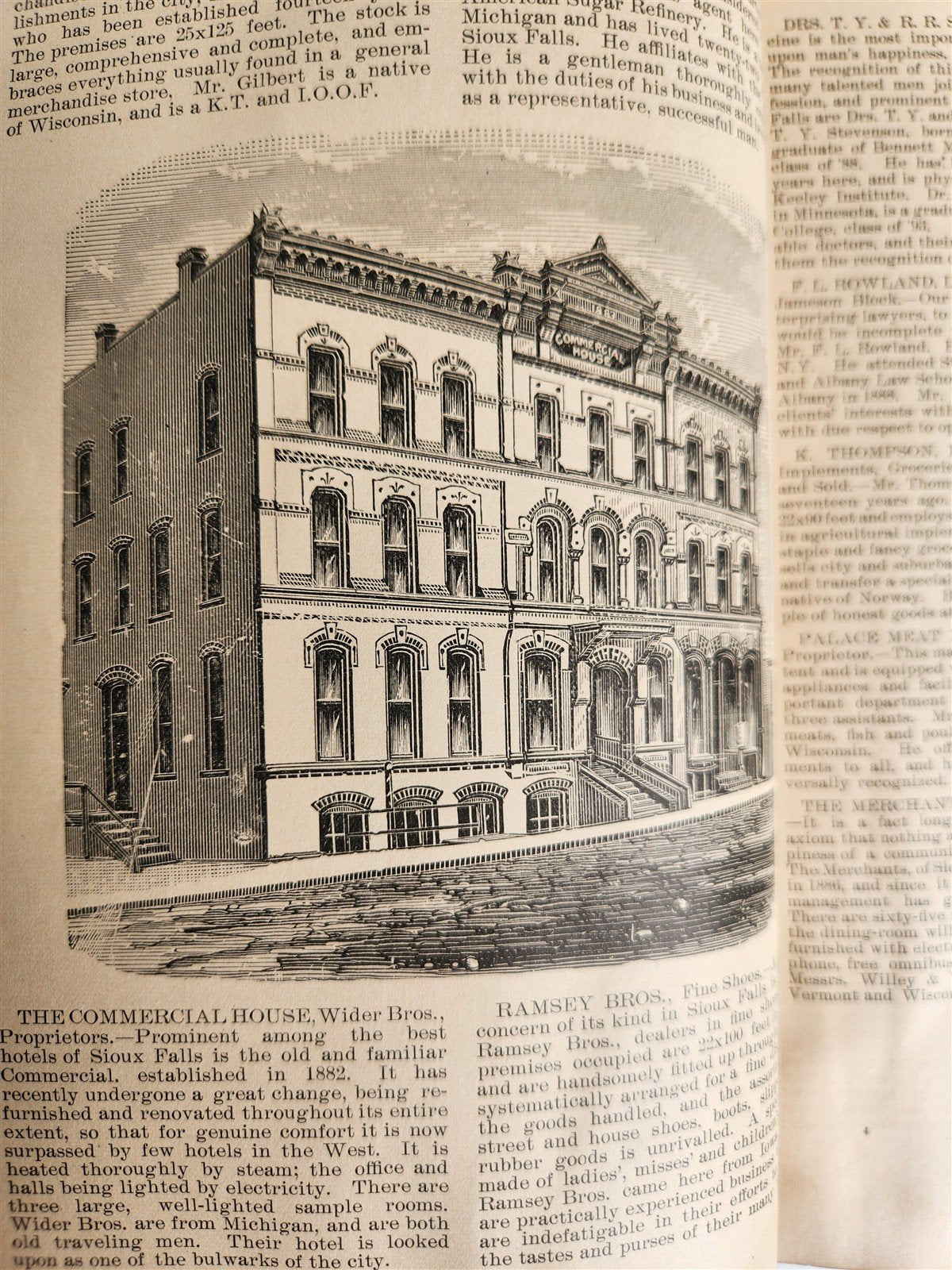 1893 Historical Review of South Dakota's Enterprising Cities antique ILLUSTRATED