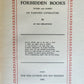 1902 FORBIDDEN BOOKS Tabooed Literature By an Old Bibliophile antique LIMITED ED