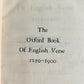 1907 SIGNED BINDING! OXFORD BOOK of ENGLISH VERSE 1250-1900 antique POETRY