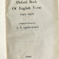 1907 SIGNED BINDING! OXFORD BOOK of ENGLISH VERSE 1250-1900 antique POETRY