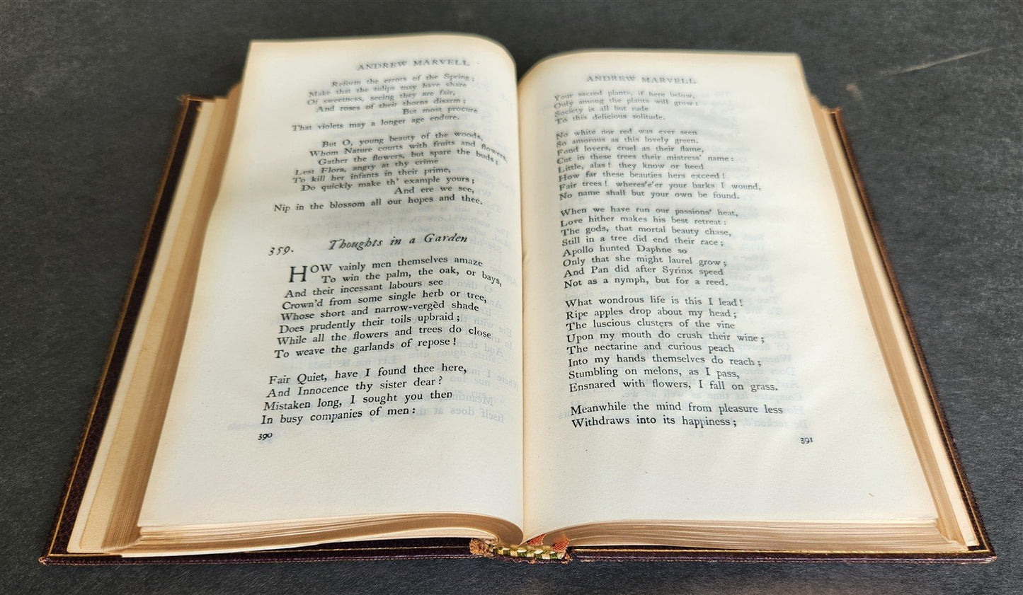 1907 SIGNED BINDING! OXFORD BOOK of ENGLISH VERSE 1250-1900 antique POETRY