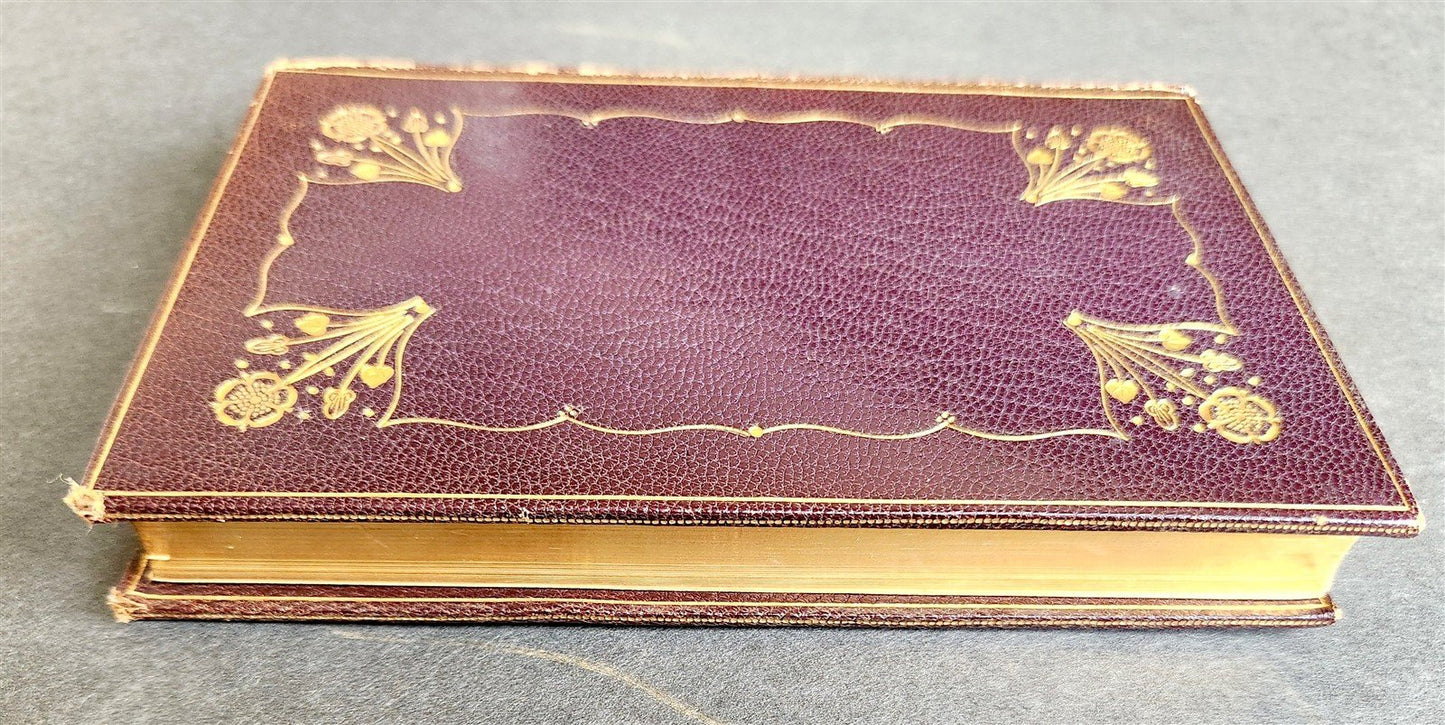 1907 SIGNED BINDING! OXFORD BOOK of ENGLISH VERSE 1250-1900 antique POETRY