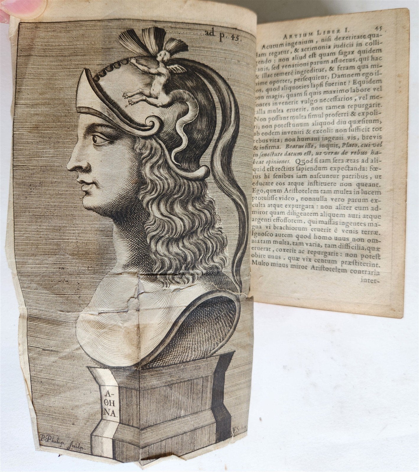 1636 DISCIPLINIS by father of modern psychology Juan Luis Vives ANTIQUE