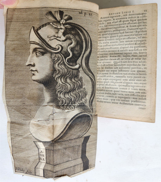 1636 DISCIPLINIS by father of modern psychology Juan Luis Vives ANTIQUE