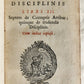 1636 DISCIPLINIS by father of modern psychology Juan Luis Vives ANTIQUE