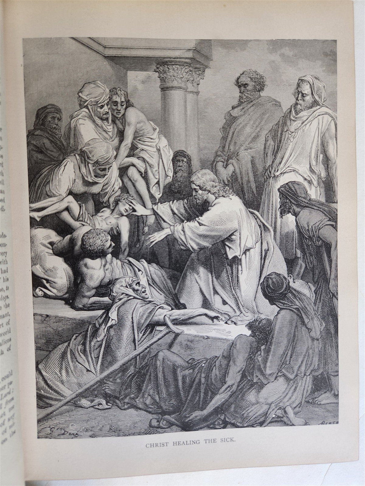 1889 SACRED POETRY & HISTORY of JEWS by JOSEPHUS FLAVIUS illustrated ANTIQUE