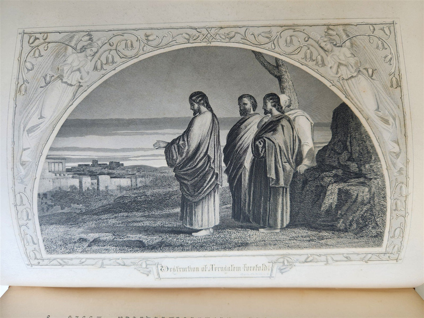 1889 SACRED POETRY & HISTORY of JEWS by JOSEPHUS FLAVIUS illustrated ANTIQUE