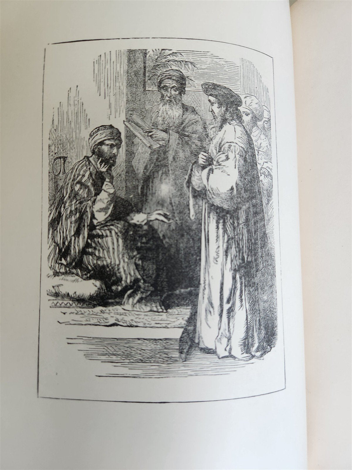 1889 SACRED POETRY & HISTORY of JEWS by JOSEPHUS FLAVIUS illustrated ANTIQUE