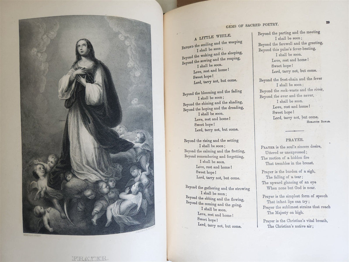 1889 SACRED POETRY & HISTORY of JEWS by JOSEPHUS FLAVIUS illustrated ANTIQUE