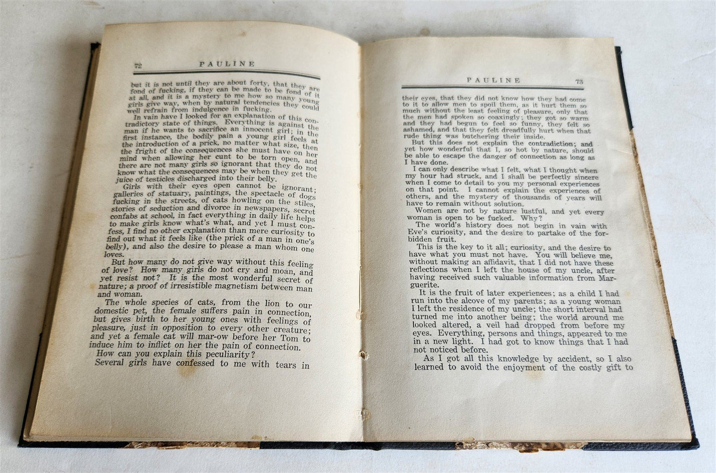 1898 EROTICA PAULINE PRIMA DONA of memoirs of AN OPERA SINGER antique