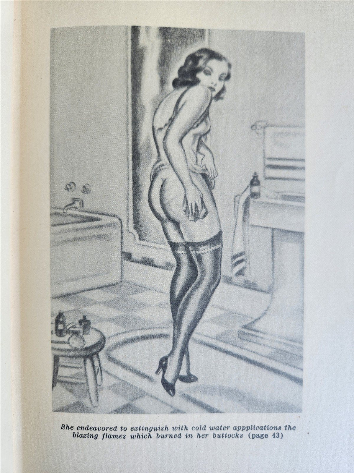 1930 EROTIC ILLUSTRATED NOVEL by Claire Willows MODERN SLAVES antique
