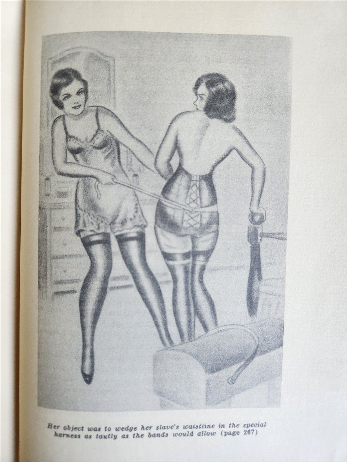 1930 EROTIC ILLUSTRATED NOVEL by Claire Willows MODERN SLAVES antique