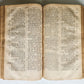 1584 BIBLE in GREEK & HEBREW antique 16th c PIGSKIN BOUND FOLIO by PLANTIN rare