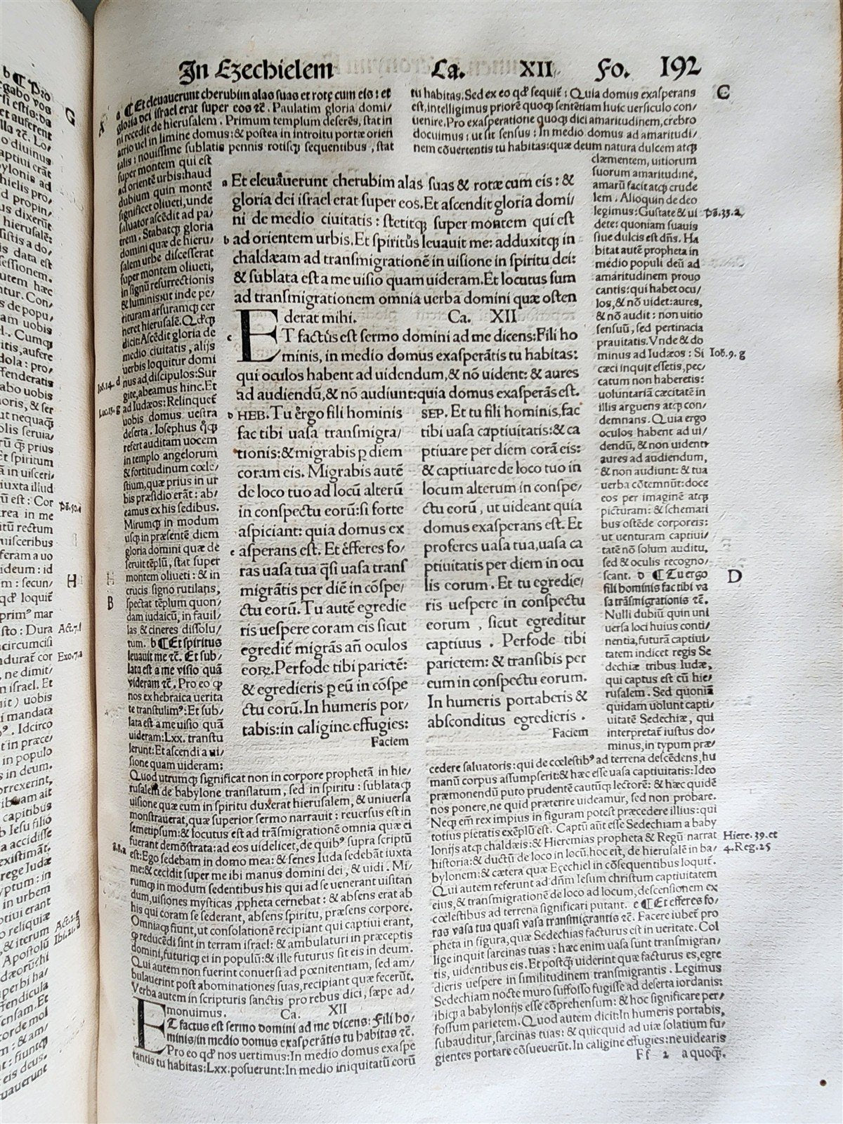 1516 POST-INCUNABULA OPERUM DIVI HIERONYMI by ST. JEROME antique PIGSKIN FOLIO