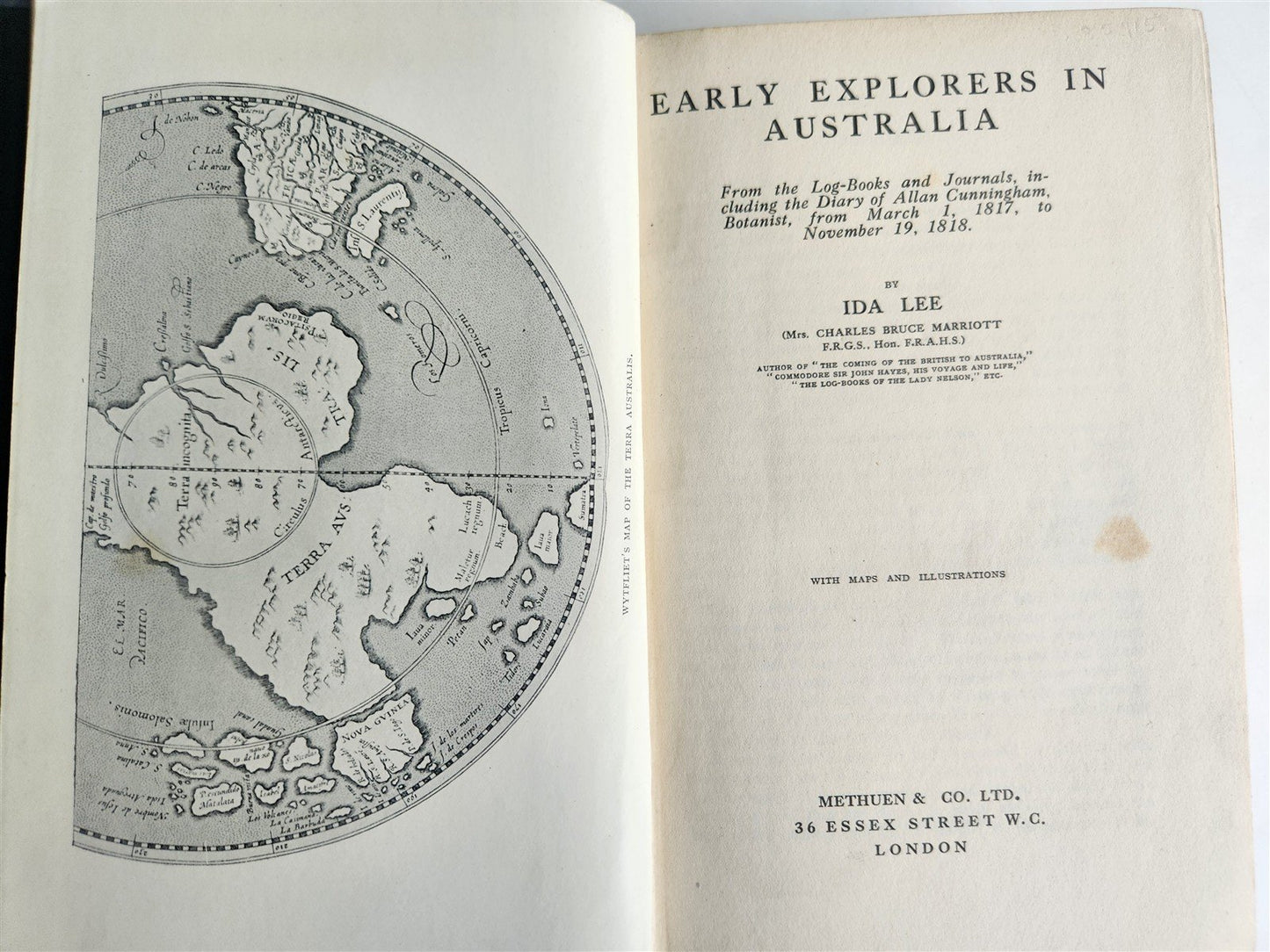 1925 EARLY EXPLORERS in AUSTRALIA by IDA LEE antique ILLUSTRATED 1st EDITION