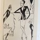 1920s EROTIC ART-DECO ILLUSTRATIONS PLEASURE of BEING BEATEN by LUCIAN antique