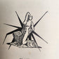 1920s EROTIC ART-DECO ILLUSTRATIONS PLEASURE of BEING BEATEN by LUCIAN antique