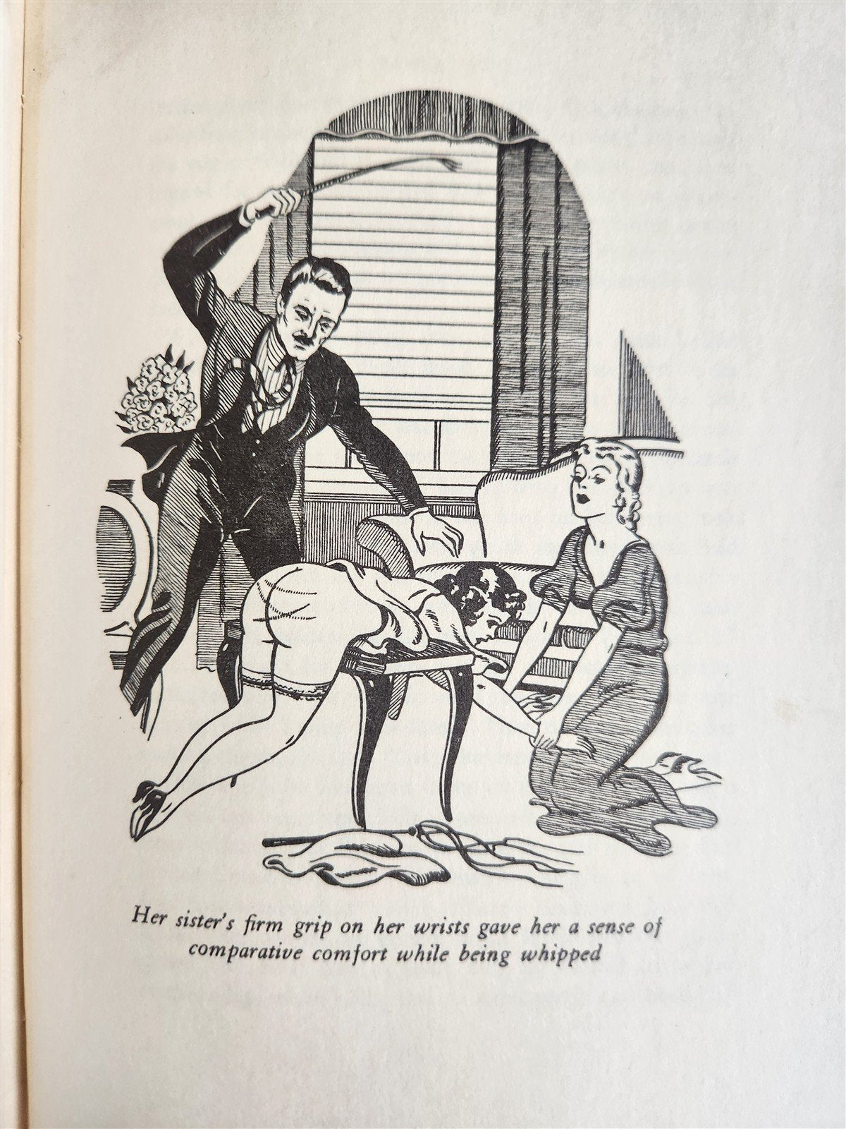 1920s EROTIC NOVEL HAPPY TEARS by NORMAN GRACE antique ILLUSTRATED by Alva Hurst