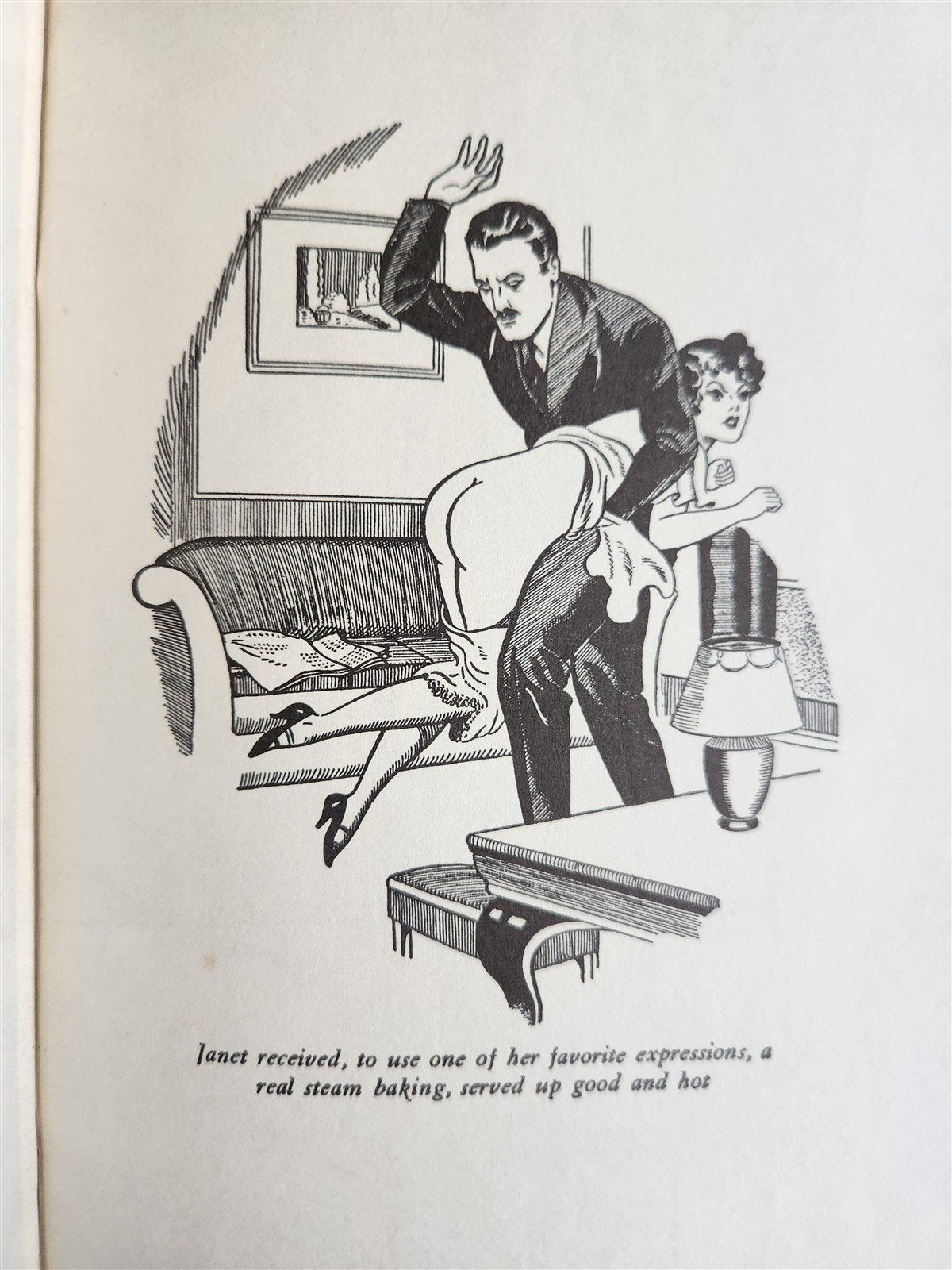 1920s EROTIC NOVEL HAPPY TEARS by NORMAN GRACE antique ILLUSTRATED by Alva Hurst