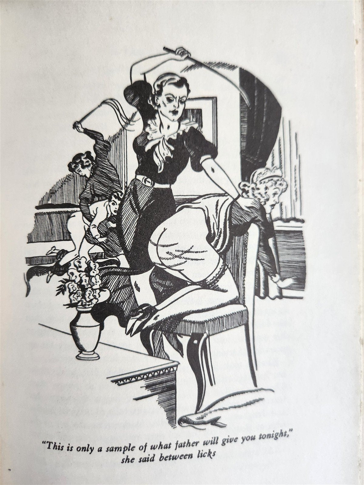 1920s EROTIC NOVEL HAPPY TEARS by NORMAN GRACE antique ILLUSTRATED by Alva Hurst