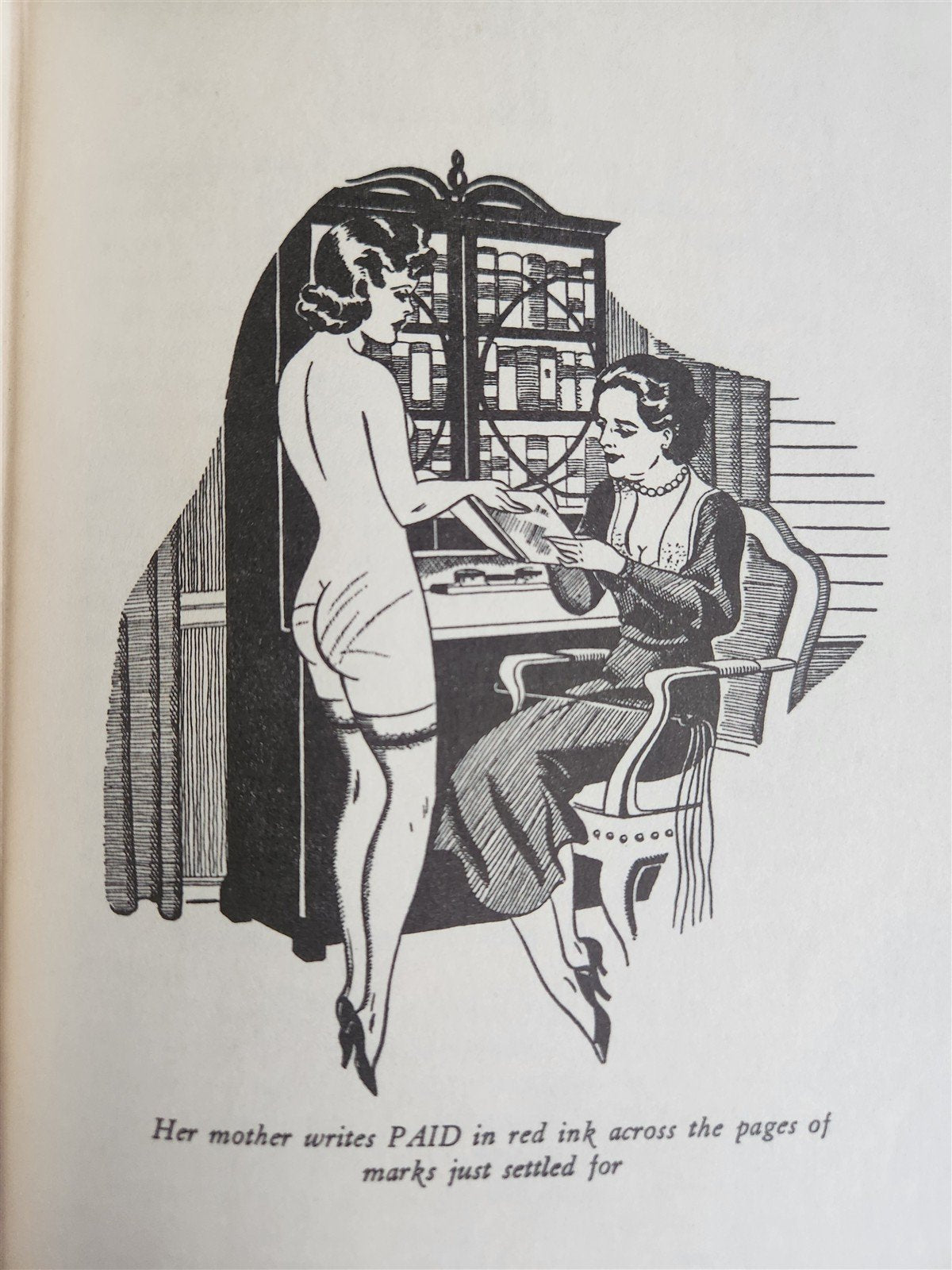 1920s EROTIC NOVEL HAPPY TEARS by NORMAN GRACE antique ILLUSTRATED by Alva Hurst